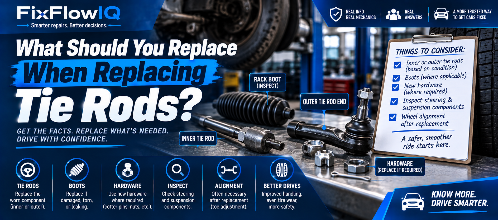 What Should You Replace When Replacing Tie Rods?